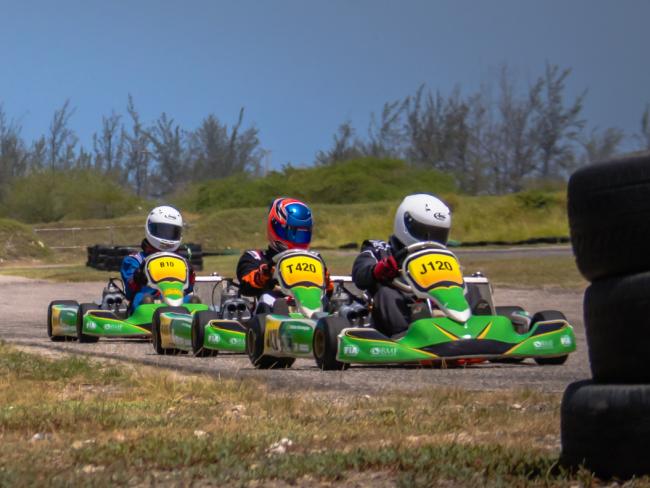 Kart racers from Barbados, Jamaica and Trinidad and Tobago competed in CJKAT23 in Jamaica last month